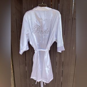 Embroidered Bride Robe size l/xl